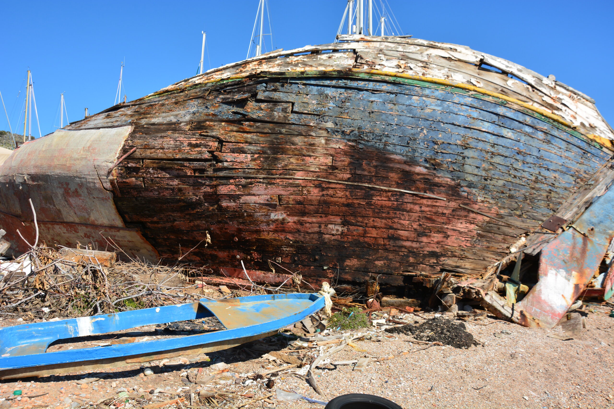 3. Conservation status of the hull Κατάσταση διατήρησης γάστρας